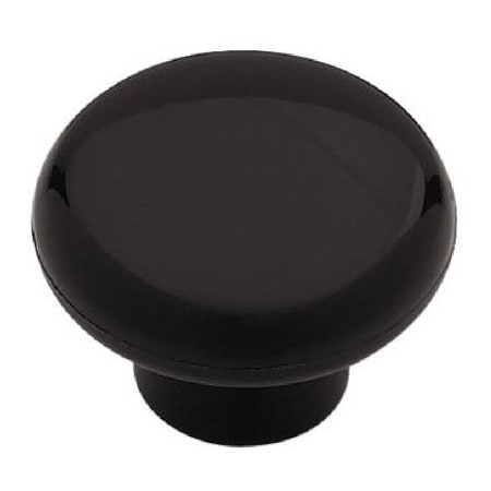 138BLK Plas RND Knob